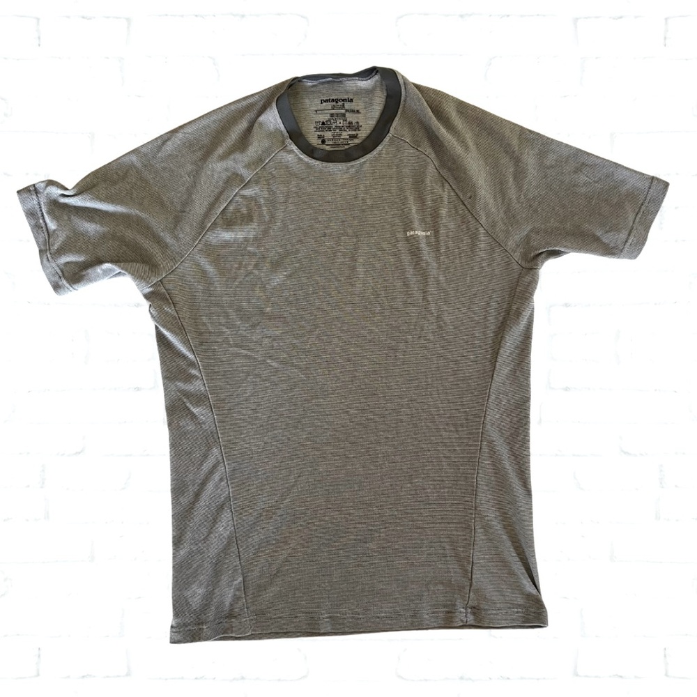 Patagonia Capilene 2 Short Sleeve Thermal Lightweight Base Layer Shirt Gray